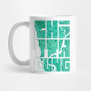 Chittagong, Bangladesh City Map Typography - Watercolor Mug